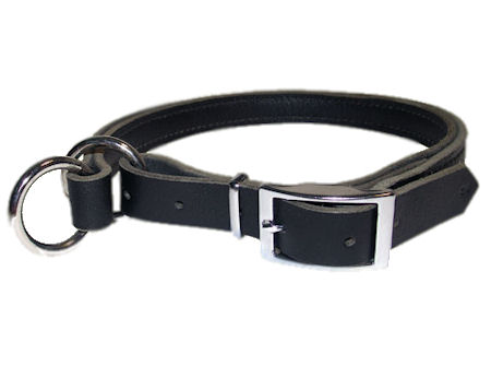 Adjustable Leather Slip Collar for Great Dane