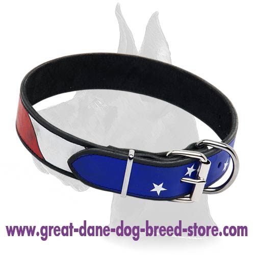 American Flag Collar for Great Dane