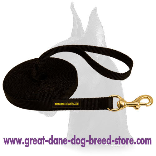 Nylon Great Dane Leash for Training and Tracking
