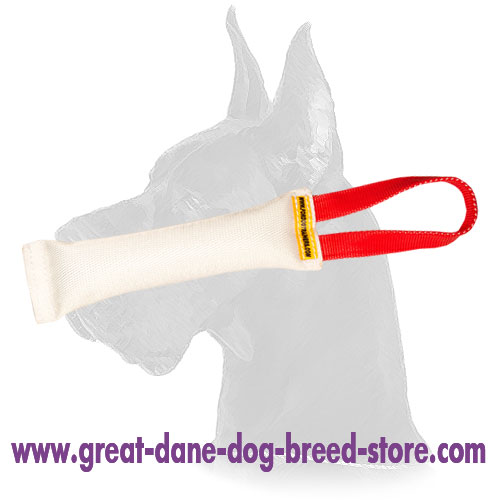 Dog training Fire Hose Bite Tug With Handle for Great Dane