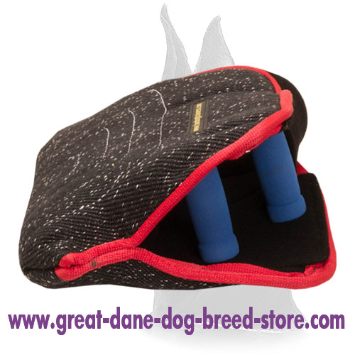 French Linen Bite Builder for Young Great Danes Sleeve Training