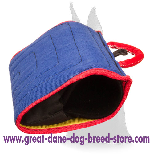 French Linen Great Dane Bite Builder for Advanced Dog Training
