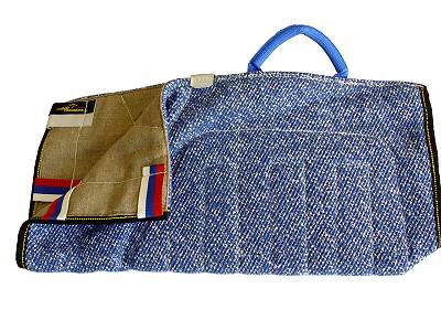 Long Servicing French Linen Bite Sleeve Cover with Handle