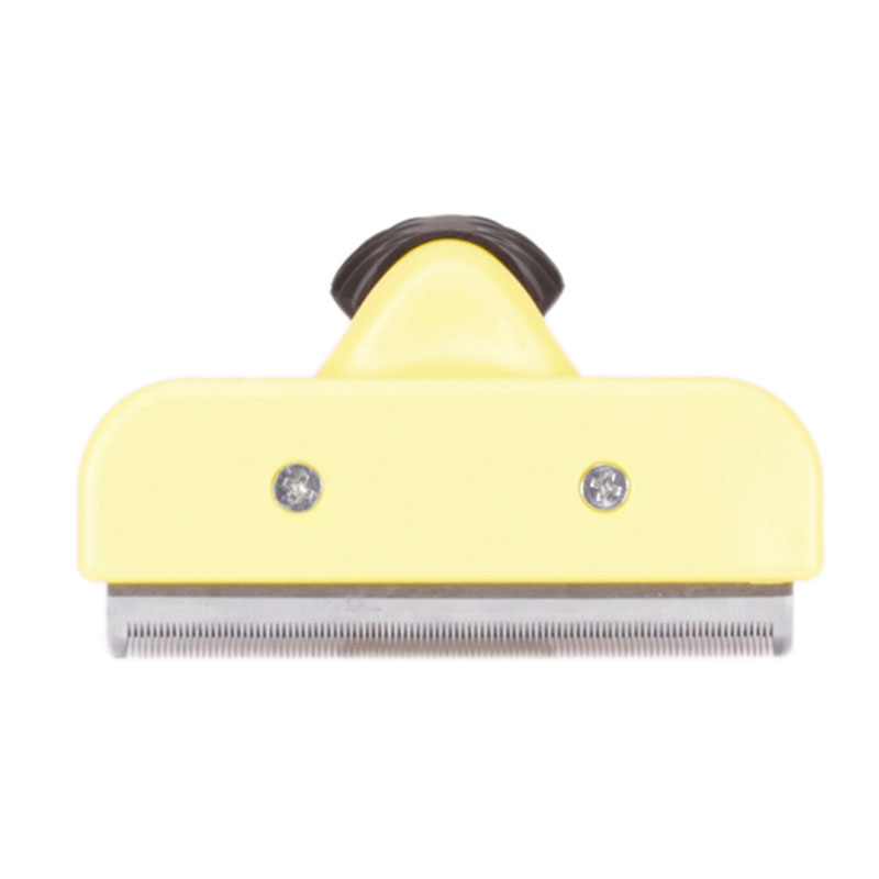 Long Fur Metal Brush with a Plastic Handle - Click Image to Close