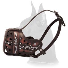 Stylish Leather Muzzle